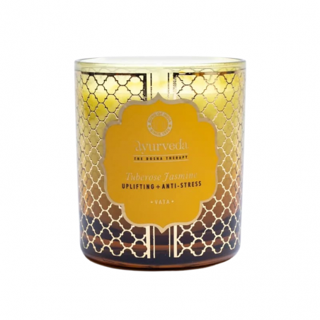 Tuberosa e Gelsomino Vata Candela profumata Cera di Soia Song of India Ayurveda - (± 55 ore - 200gr.)