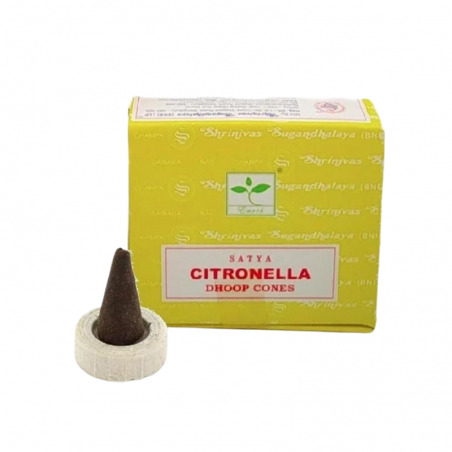 Citronella Coni Dhoop Incenso Satya Earth Masala