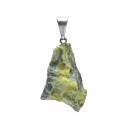 Ciondolo Serpentinite Grezza Pietra Naturale - (± 2cm)