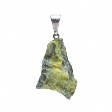 Ciondolo Serpentinite Grezza Pietra Naturale - (± 2cm)