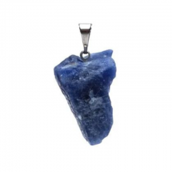Ciondolo Sodalite Grezza Pietra Naturale - (± 2cm)