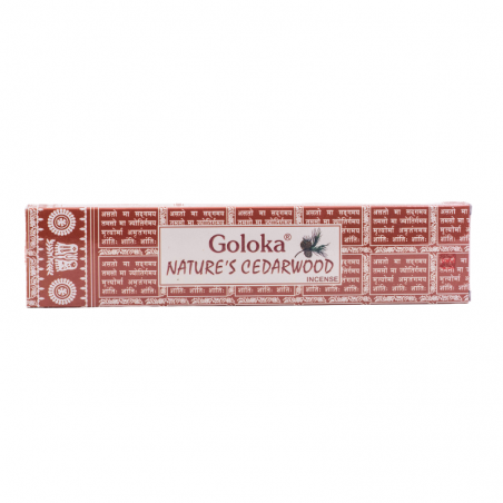 Legno di Cedro Bastoncini incenso Goloka Nature's Cedarwood Masala