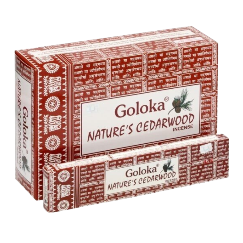 Legno di Cedro Bastoncini incenso Goloka Nature's Cedarwood Masala