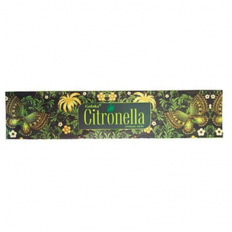 Citronella Bastoncini incenso Goloka Premium Masala