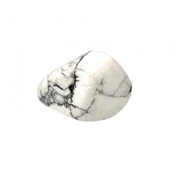 Howlite Bianca Pietra Burattata small, medium, big - Qualità AB