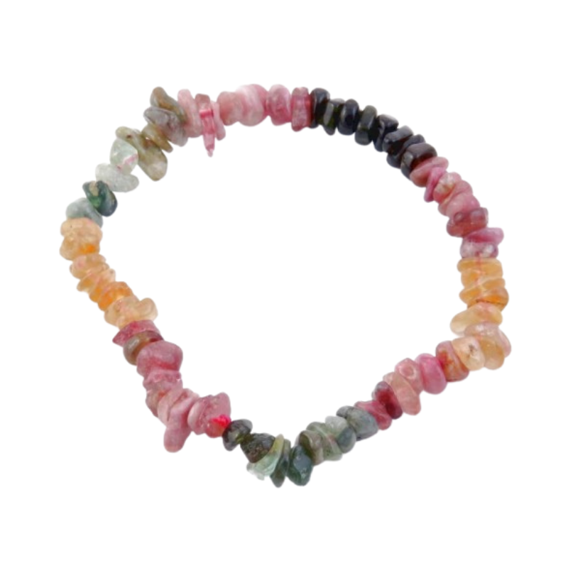 Tormalina in Chips Braccialetto Pietra Naturale