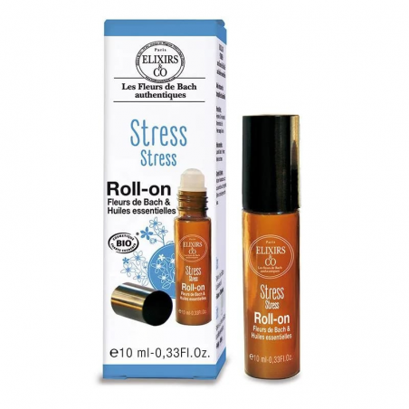 "Stress" Roll-On Fiori di Bach e Oli Essenziali Bio - 10ml
