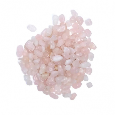 Quarzo Rosa Sacchetto Chips Pietre Burattate - 50gr.
