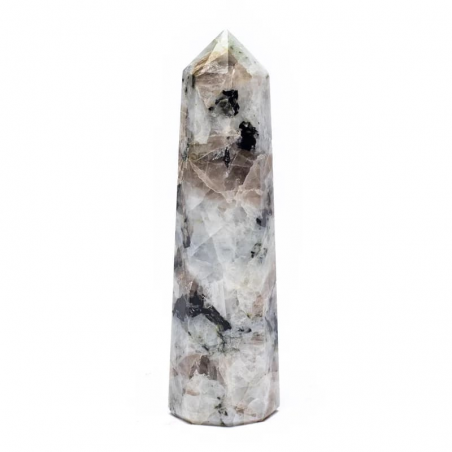 Pietra di Luna a Forma di Obelisco (± 2,5 x 8/10cm - ± 115gr)
