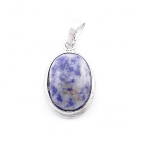 Sodalite Pendente Pietra Naturale ovale
