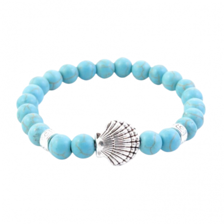 Turchesite Braccialetto elastico in Pietra Naturale
