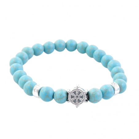 Turchesite Bracciale perle in Pietra Naturale da 8mm