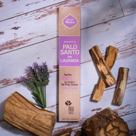 Palo Santo & Lavanda - 8 Bastoni Smudge 100% Naturali - Sagrada Madre