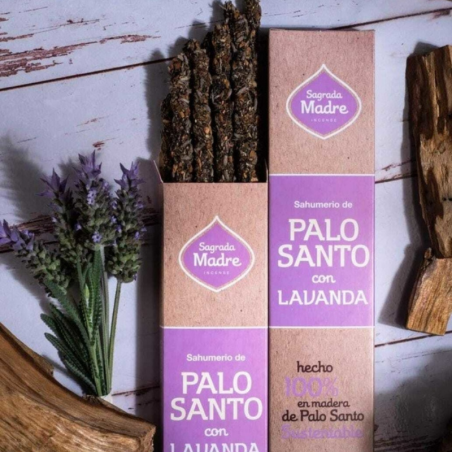 Palo Santo & Lavanda - 8 Bastoni Smudge 100% Naturali - Sagrada Madre