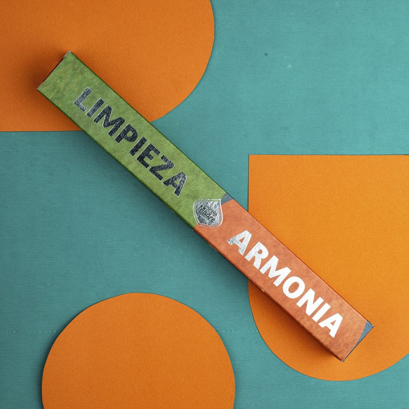 Duo Pulizia e Armonia 6 Bastoni Incenso Smudge Copale e Rosmarino Sagrada Madre