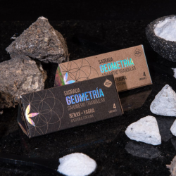 Benzoino & Yagra - 4 Triangoli Geometria Smudge 100% Naturale - Sagrada Madre