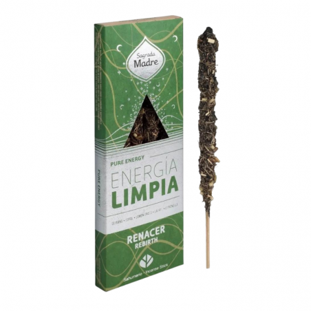 Rinascita - 4 Bastoni Incenso Extra spessi in Erbe 100% Naturali - Sagrada Madre