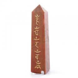 Avventurina Rossa a Forma di Obelisco (± 2 x 8/10cm - ± -) Torre Reiki