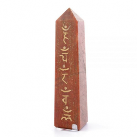 Avventurina Rossa a Forma di Obelisco (± 2 x 8/10cm - ± -) Torre Reiki