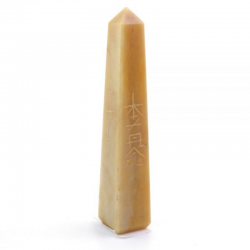 Avventurina Gialla a Forma di Obelisco (± 2 x 8/10cm - ± -) Torre Reiki