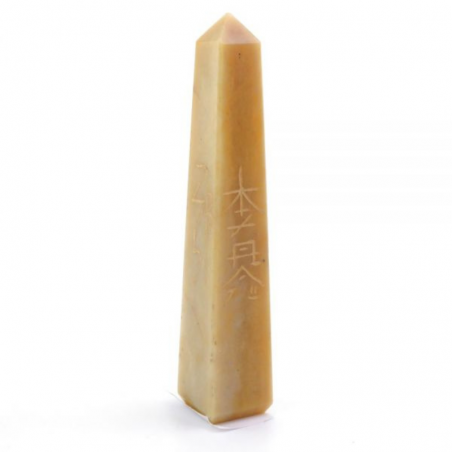 Avventurina Gialla a Forma di Obelisco (± 2 x 8/10cm - ± -) Torre Reiki