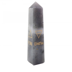 Labradorite a Forma di Obelisco (± 2 x 8/10cm - ± -) Torre Reiki