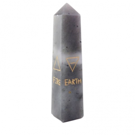 Labradorite a Forma di Obelisco (± 2 x 8/10cm - ± -) Torre Reiki