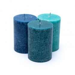 Oceano - Set 3 Candele alla stearina 2