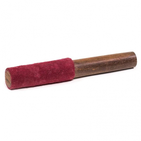 Batacchio per Campane Tibetane in Feltro Rosso (± 20cm)