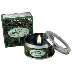 Eucalipto Candela profumata in Cera di Soia Goloka Eucalyptus - 70gr.