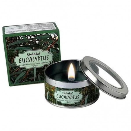Eucalipto Candela profumata in Cera di Soia Goloka Eucalyptus - 70gr.