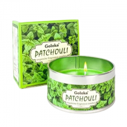 Patchouli Candela profumata in Cera di Soia Goloka Patchouli - 70gr.