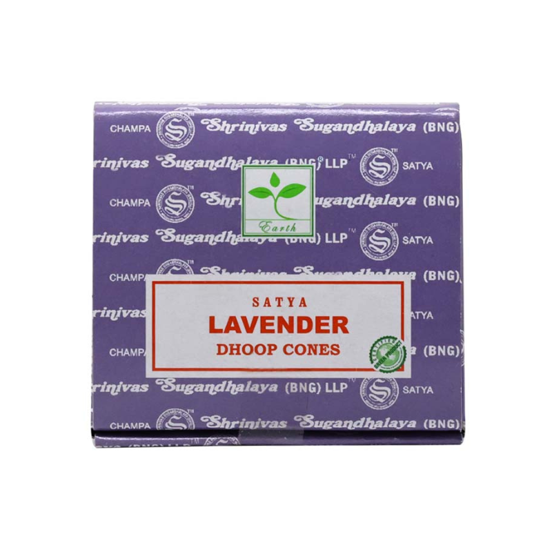 Lavanda Coni Incenso Dhoop Satya Earth Masala