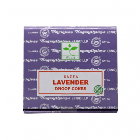 Lavanda Coni Incenso Dhoop Satya Earth Masala