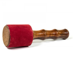 Batacchio per Campane Tibetane in Legno e Camoscio 23 cm