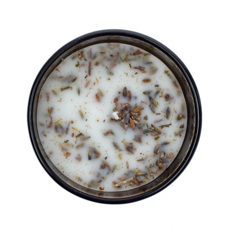 Candela smudging Salvia e Lavanda Cera di Soia Song of India Organic Goodness