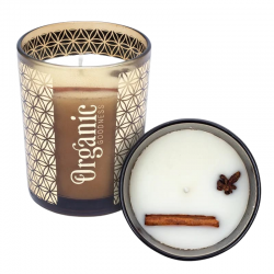 Candela smudging Citronella e Spezie Cera di Soia Song of India Organic Goodness