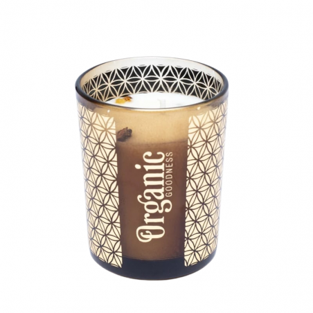 Candela smudging Mirra e Franchincenso Cera di Soia Song of India Organic Goodness