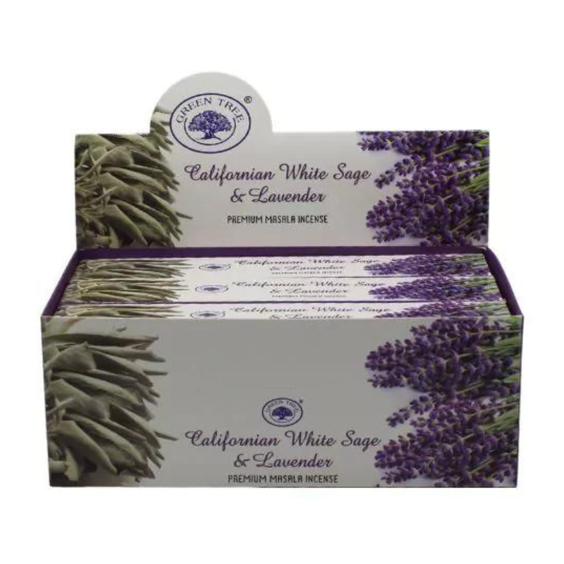 Incenso Salvia Bianca e Lavanda Green Tree - Purificazione e Relax