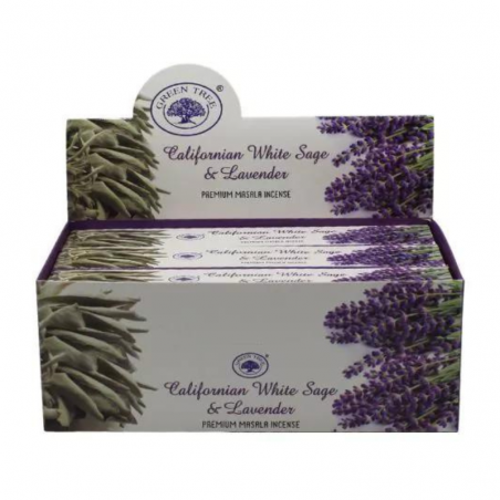 Incenso Salvia Bianca e Lavanda Green Tree - Purificazione e Relax
