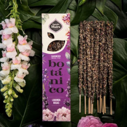Lavanda e Rosa - 6 Bastoni Incenso Botanico 100% Naturali - Sagrada Madre