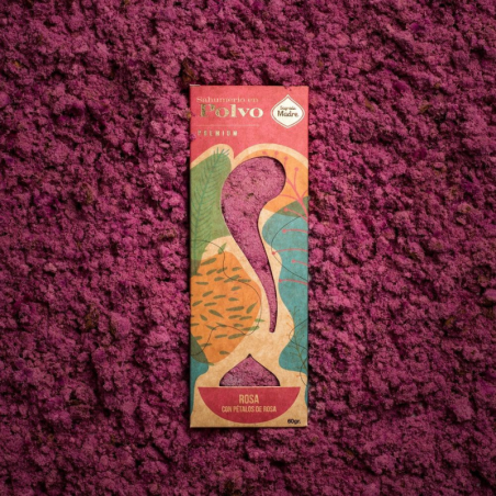 Rosa e Petali di Rosa - Incenso in Polvere Sagrada Madre Rosa con pétalos de rosa - 60gr.