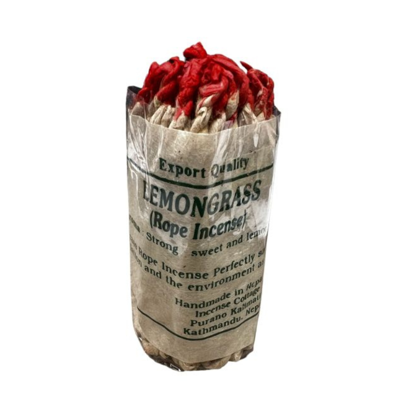 Lemongrass Incenso Tibetano in corda Nepalese dell'Himalaya Masala