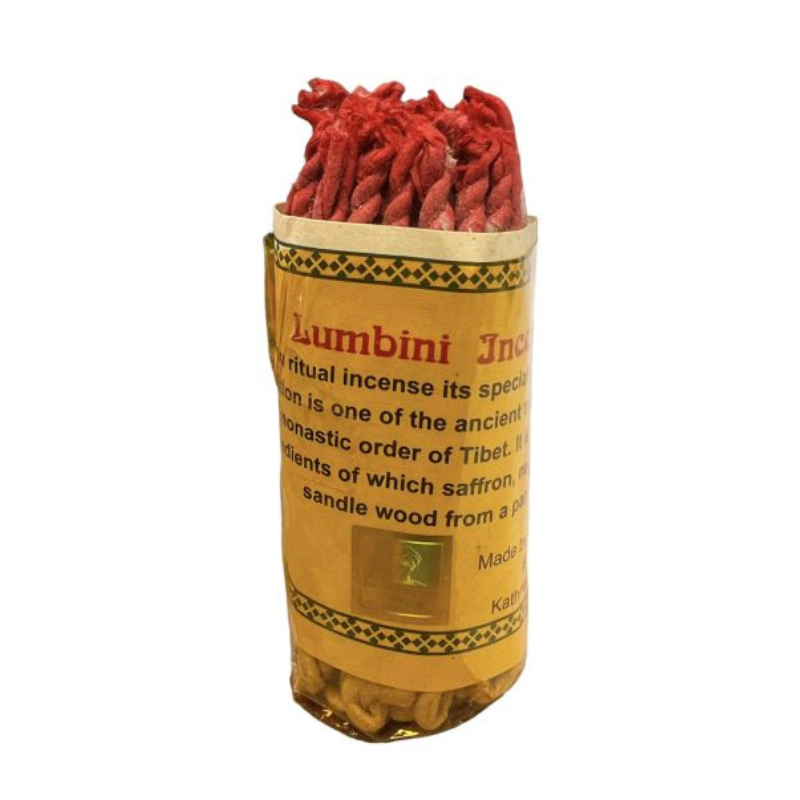 Legno di Sandalo Lumbini Incenso Tibetano in corda Nepalese dell'Himalaya Masala