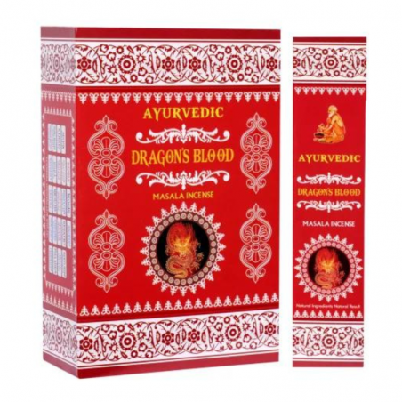 Sangue di Drago Bastoncini incenso Ayurvedic Dragon's Blood Premium