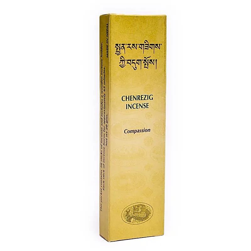 Incenso Tibetano Chenrezig Compassione - 20 bastoncini naturali