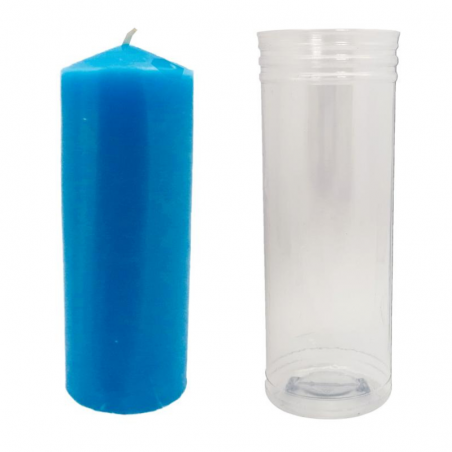 Candela celeste non profumata – 15x5,5 cm, ±300 g