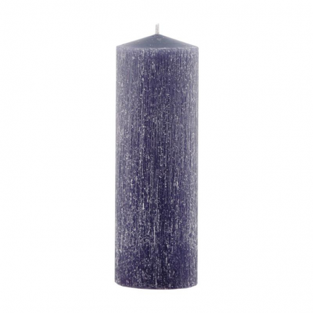 Rosmarino Cero Rustico Candela Lilla (16 x 5,5cm / ± 300gr.)