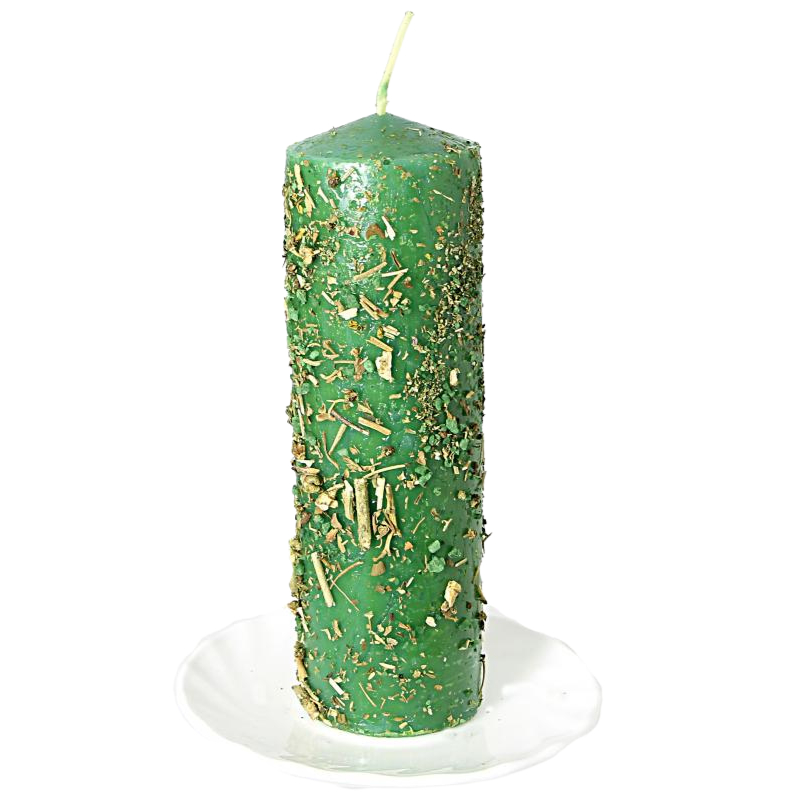 Candela Magica Verde con Ruda e Sale Verde