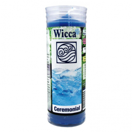 Acqua Wicca Cero Cerimoniale Blu (15 x 5,5cm / ± 300gr.)